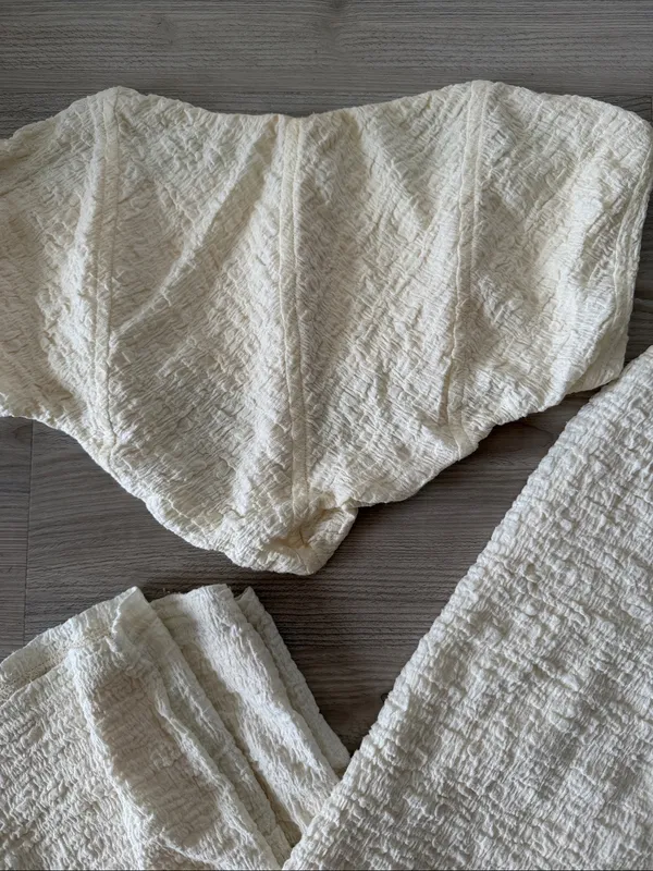 Sabo Skirt Gauze Corset Tube Top & Maxi Skirt - Image 4