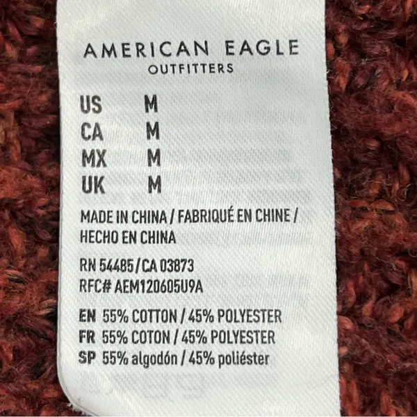 American Eagle Outfitters medium Button Front Waffle Knit Cardigan w/pockets - Image 7