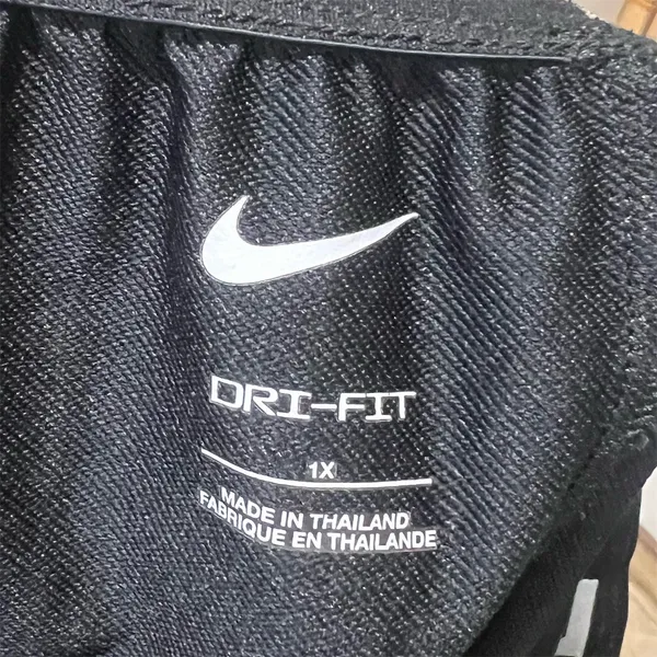 Nike Dri-FIT Shorts Womens M Black Athletic Running Drawstring Waist Logo - Image 6