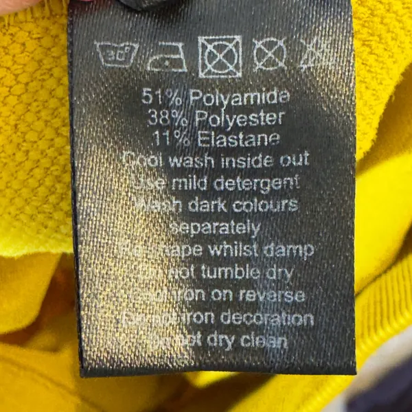 1674 | Alphalete Amplify Seamless Scrunch‎ Workout Leggings Yellow Womens M - Image 7