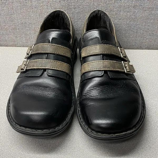 Naot‎ Celesta Loafer Womens Shoe 7 7.5 EU 38 Black Leather Cork Insole Comfort - Image 5