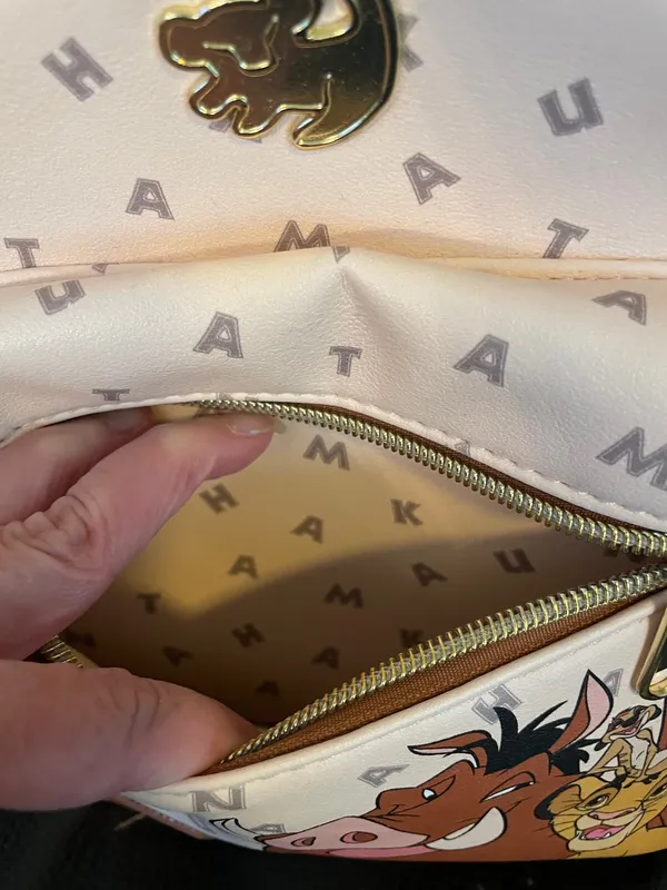 Loungefly Disney The Lion King Hakuna Matata Letters Mini Backpack Purse - Image 5