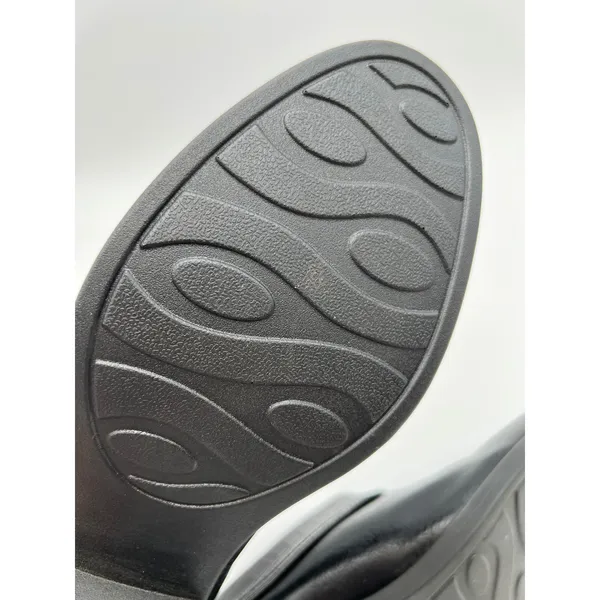 EASY‎ STREET Comfort Wave Mules Women 8.5 M Black Croc Trim Slip On Clogs 4047 - Image 12