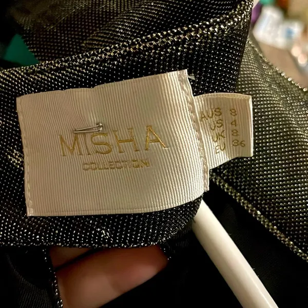 Revolve MISHA Tamika metallic mini dress - Image 8