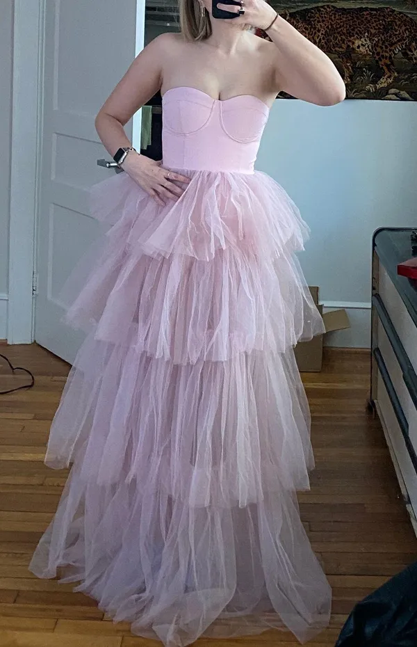 Untamed Petals Margot dress - Lilac - Image 3