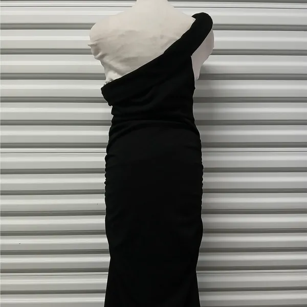 24seven Women's Formal Dress Size Large Black Bodycon Stretch Cocktail Party - Image 11