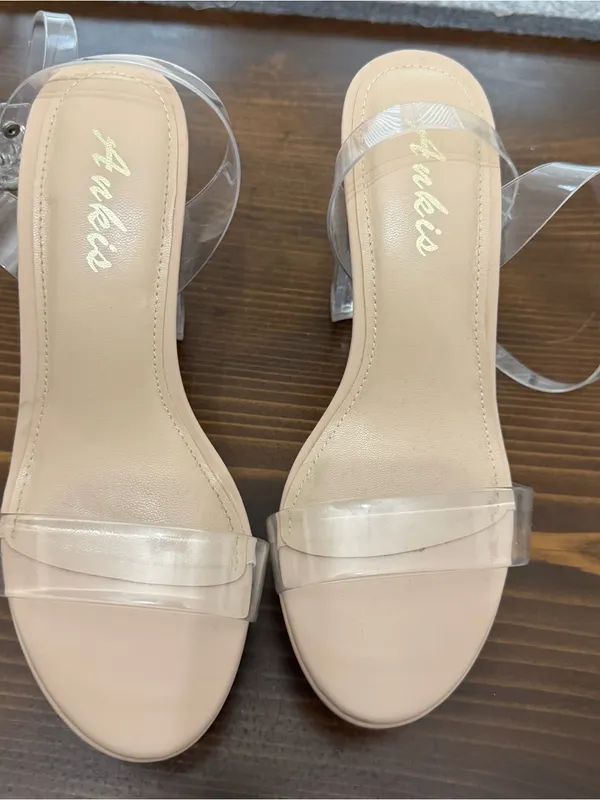Chunky platform block heels Size 5 - Image 2
