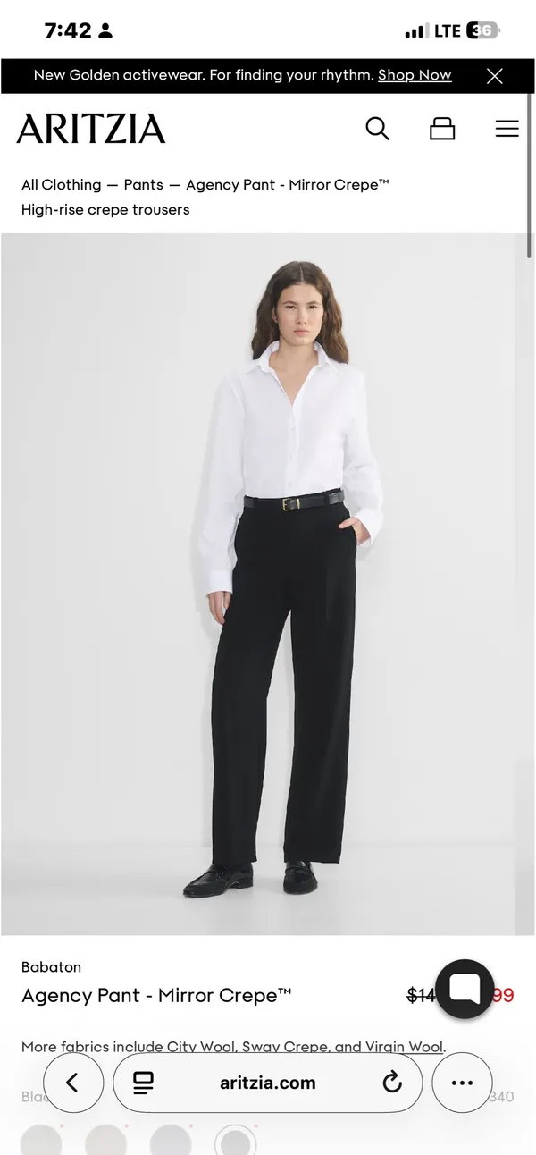 Aritzia Babaton Agency Pants - Image 8