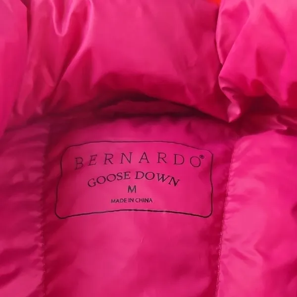 Bernardo Women's Goose‎ Down Zip-up Puffer Jacket in Red Size Medium - Image 3