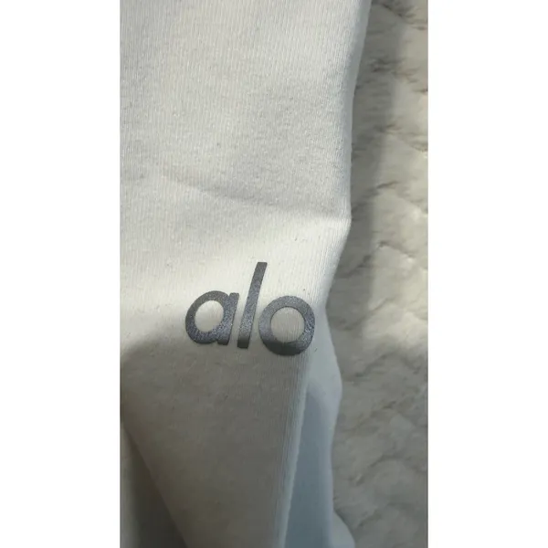 Alo Yoga White High-Waist Airbrush Leggings Size S RN 87370 Yoga Pants - Image 4