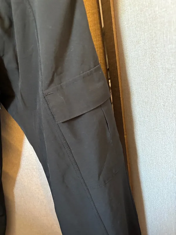 FINAL MARKDOWN Ladies Black Jogger Cargo Pants - Elastic Waist extra small - Image 2