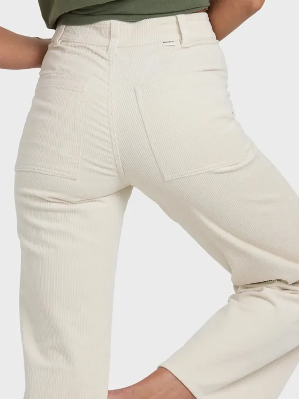 BILLABONG Free Fall Corduroy Pants in Antique White Women’s Size 26 - Image 11