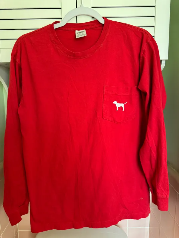 PINK Victoria’s Secret Long Sleeve PINK Tee - Image 2