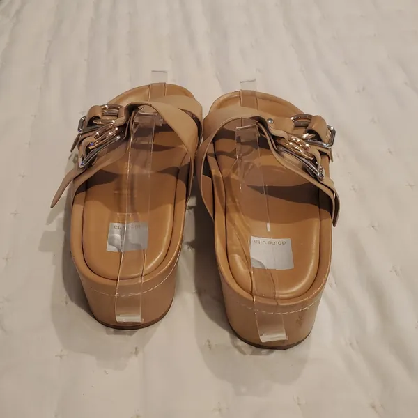 The Dolce Vita Cici Blush Stella Buckled Platform Slide Sandals (5) - Image 3