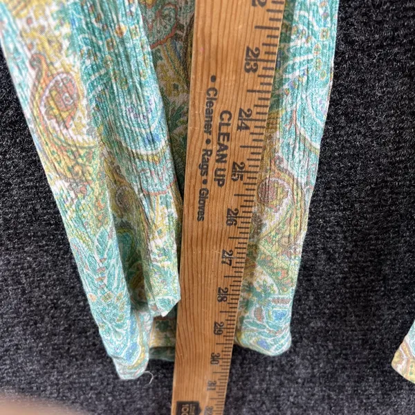 O'Neill Women's Boho Paisley Smocked Waist Viscose Wide Leg Beach Pants Size L - Image 7