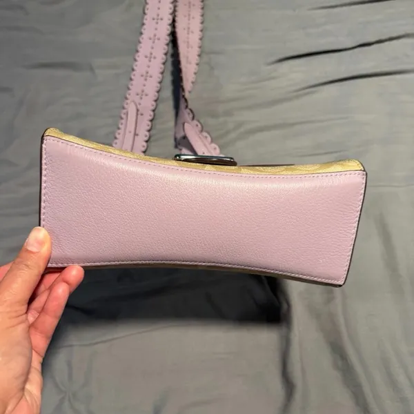 Coach Pink and Tan Crossbody Bag - Image 2
