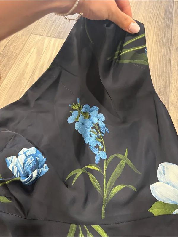 Sachin & Babi Delphine One Shoulder Floral Gown size 6‎ - Image 15