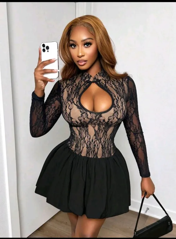 Women’s elegant bodycon mini dress  - Image 3