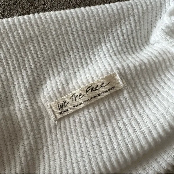 FREE PEOPLE Ribbed Oversized Top M - Image 3