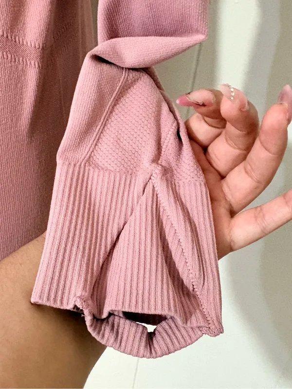 Lululemon Swiftly Tech Long Sleeve Shirt Pink Running Top Tagless - Image 9