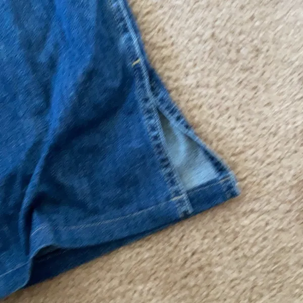 by Womyn Trouser Jeans Wide Leg Flare Dark Wash Sz 8 - Image 5