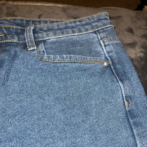 Princess Polly Dark Wash Flare Denim Jeans Size 12 - Image 10