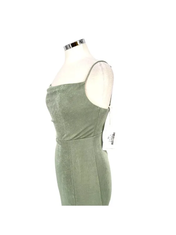 Here Comes The Sun Whats Happening Sage Green Dress Size Medium NWT Clean Girl - Image 3