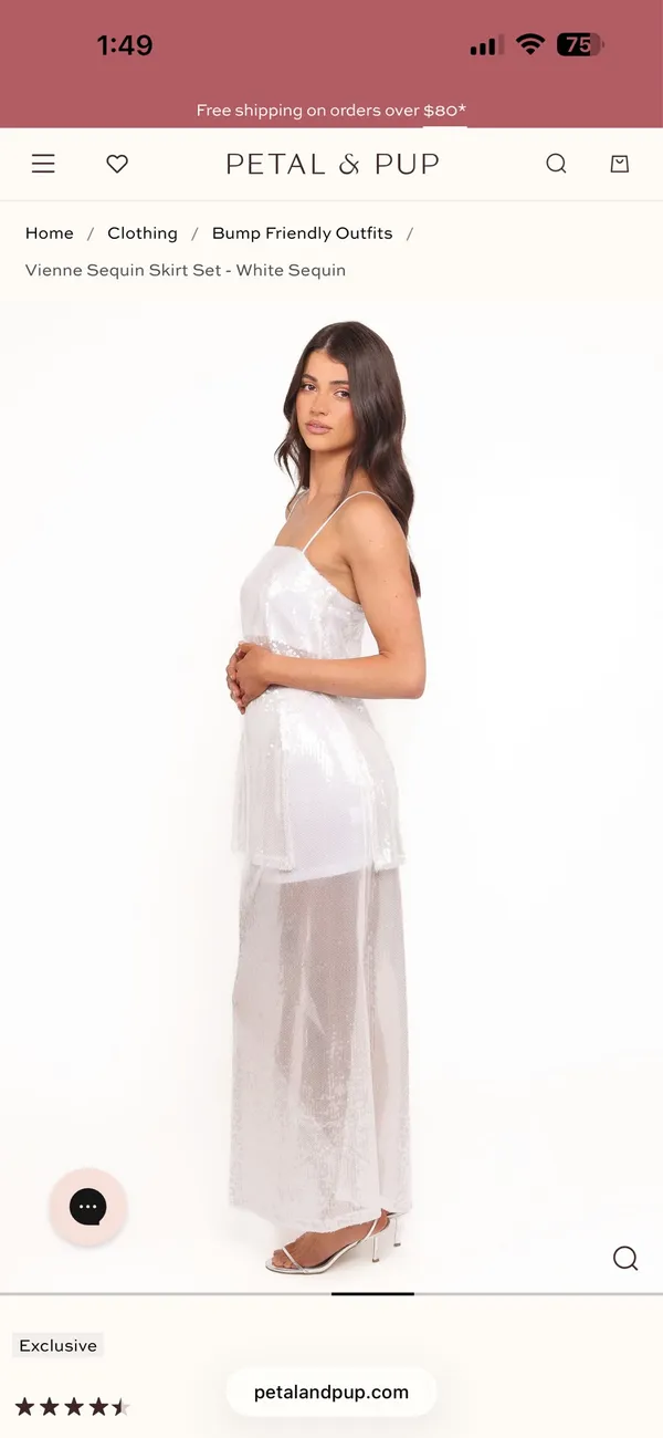 Pedal and Pup Sequin Dress - Image 3