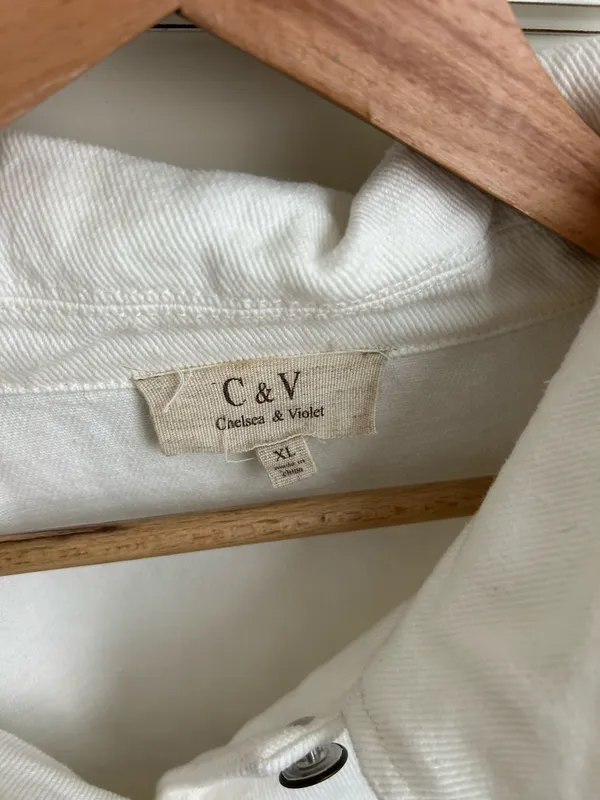 Chelsea & violet White denim matching set  - Image 6