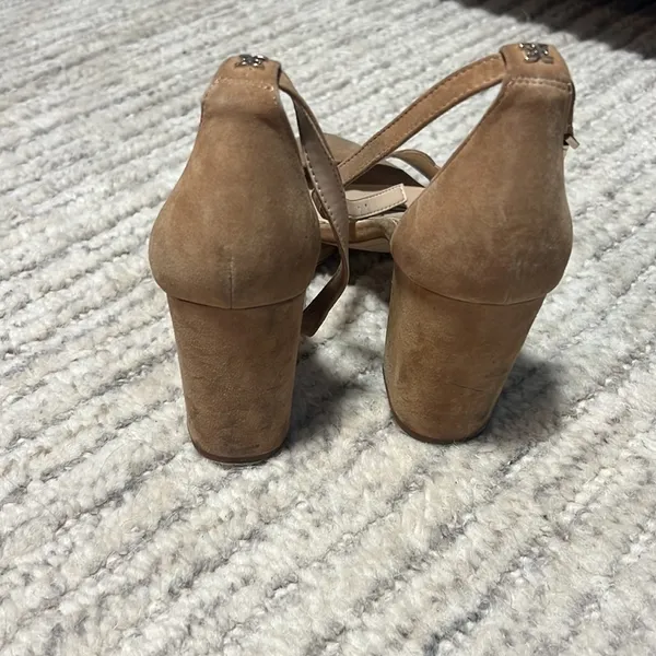 Sam Edelman Odila Nude Suede Block Heels - Image 4
