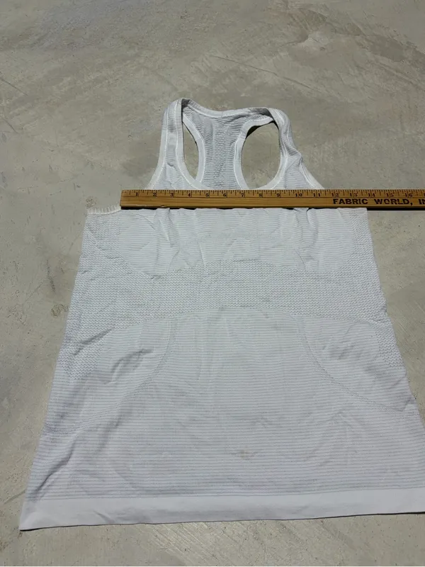 Lululemon White Racerback swiftly tech Tank Top 8 - Image 7
