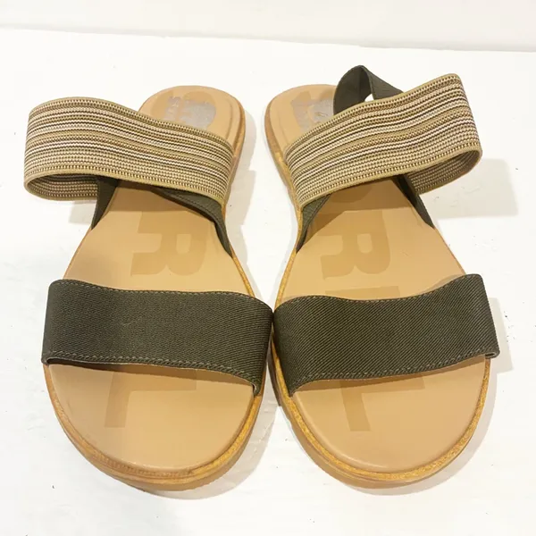 SOREL Size 9 Ella II Colorblock Flat‎ Sandals Slip On Strappy - Image 2