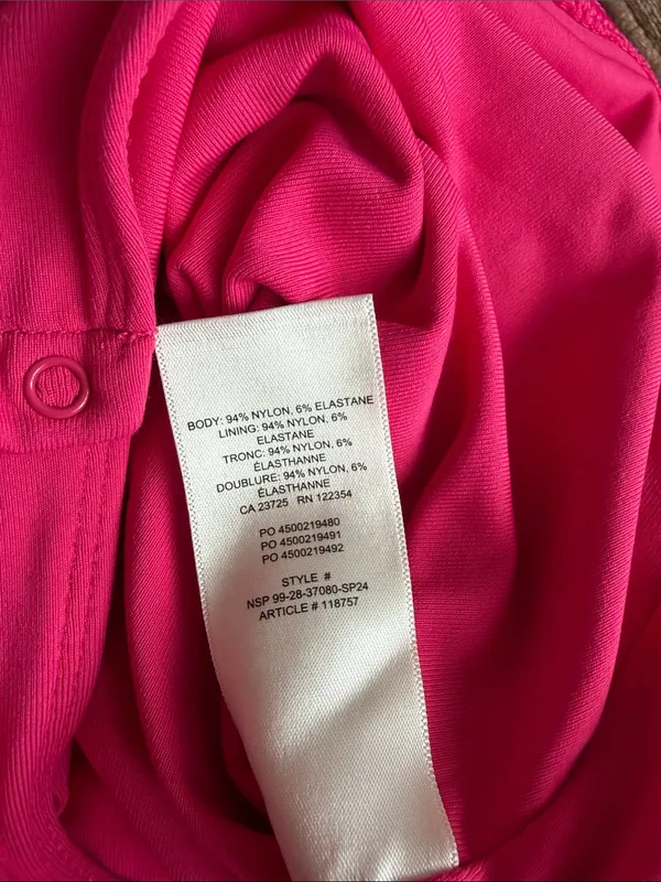Aritzia contour granita pink square neck short sleeve bodysuit - Image 7