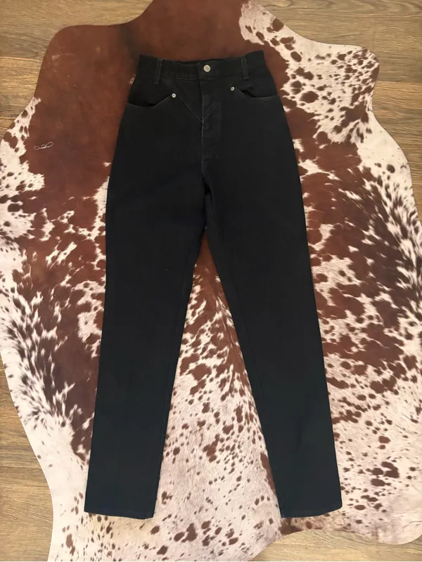 Vintage‎ Ozark Mountain Black High-Waist denim Women’s Jeans - Image 4