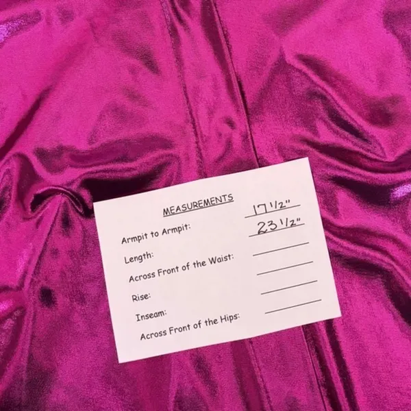 By ANTHROPOLOGIE Magenta Pink Shimmer Shine Lamé Buttondown‎ Top Blouse X-Small - Image 15