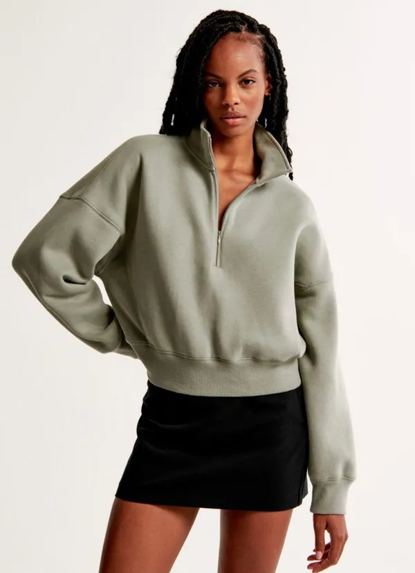 Abercrombie Essential Sunday Half-Zip - Image 2