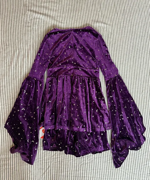 Witchy Cider Purple Romper - Image 3