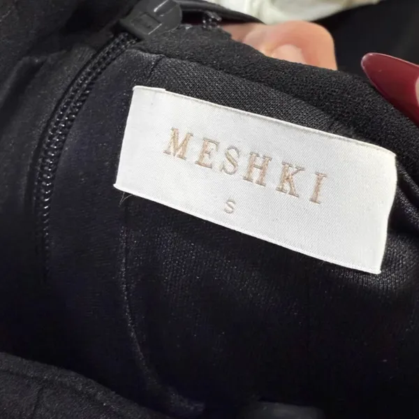 Meshki Michelle Cut Out Mini Dress - Black S - Image 7