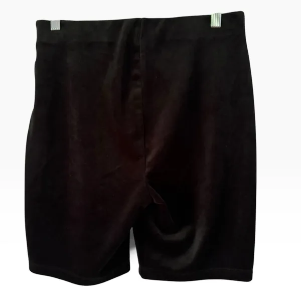 Juicy Couture Pink/Black Velour Biker Shorts Women’s Medium Set - Image 5