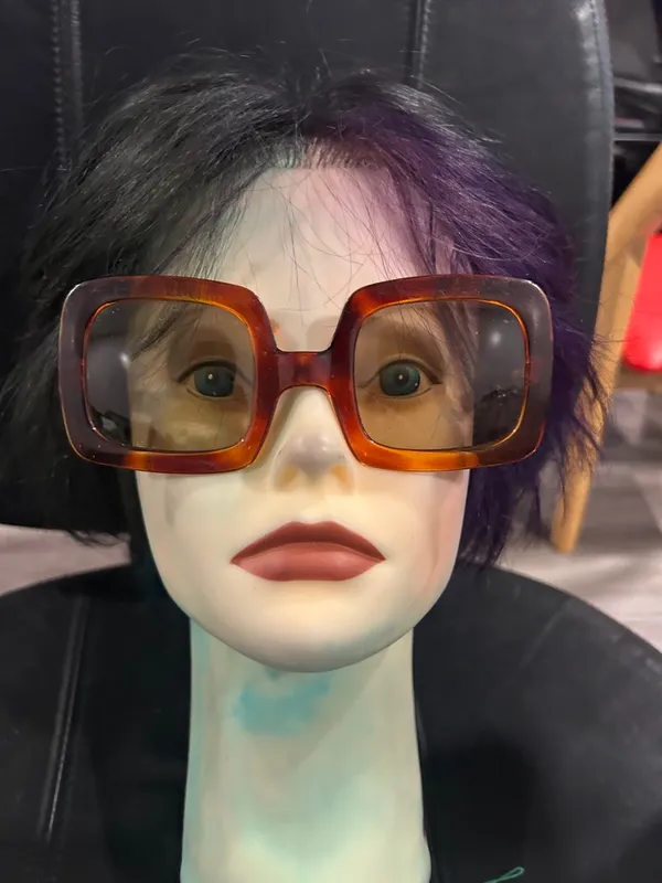Oversized Square Tortoiseshell Sunglasses - Image 5