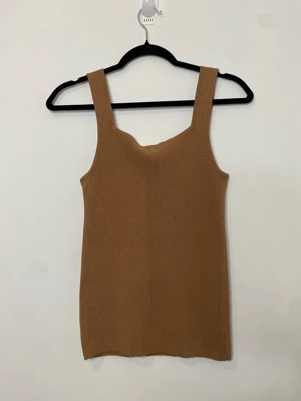 Madewell Bradbury Square Neck Sweater Tank - Image 4