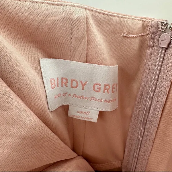 Birdy Grey‎ NWT Christina Dress Women's Size Small Rose Quartz Tulle Convertible - Image 12