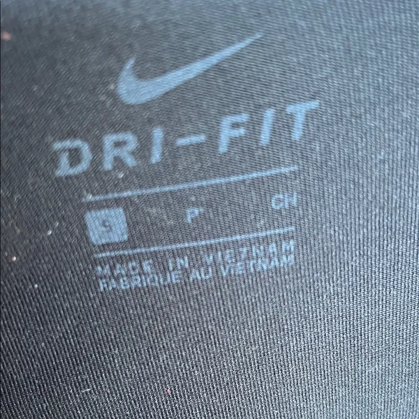 Nike Black Leggings with White Swoosh Woman’s‎ Size Small - Image 4