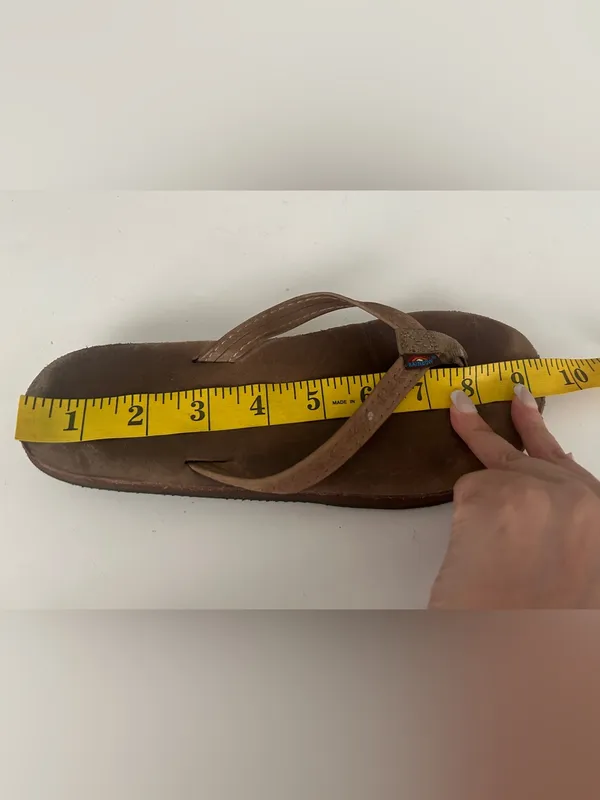 Rainbow Sandals Women’s Single Layer Leather Sandals flip flops - Image 11
