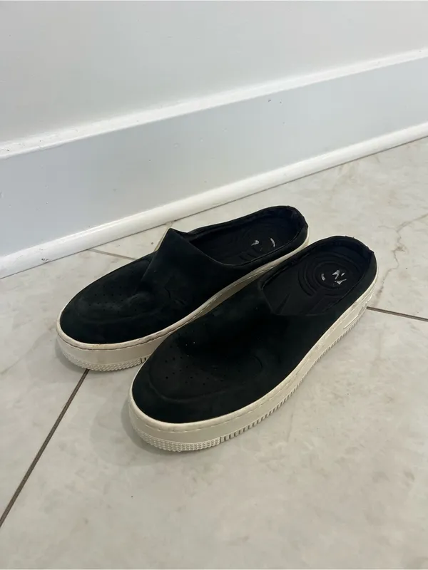 Nike Black Sail Air Force 1 Lover XX Premium Sneakers Size 6.5 US - Image 2