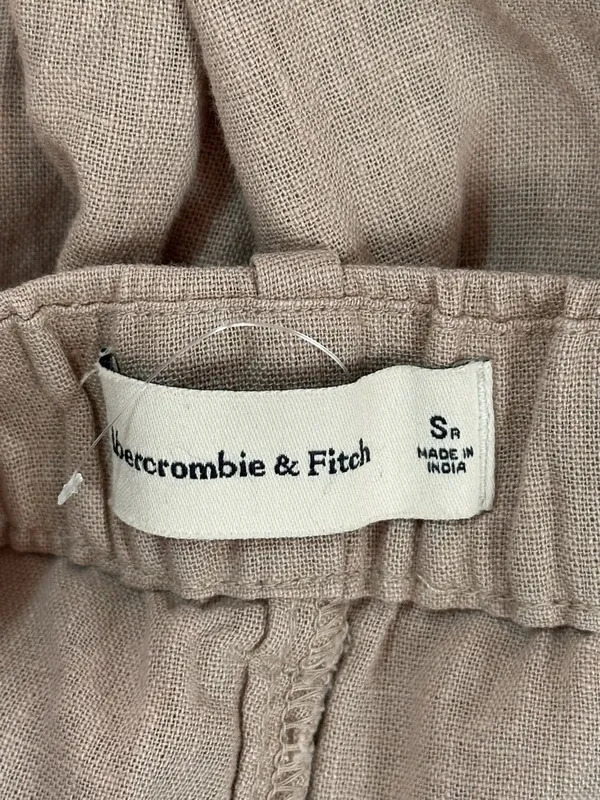 Abercrombie & Fitch Linen Blend Sloane Trouser Pants Small - Image 6