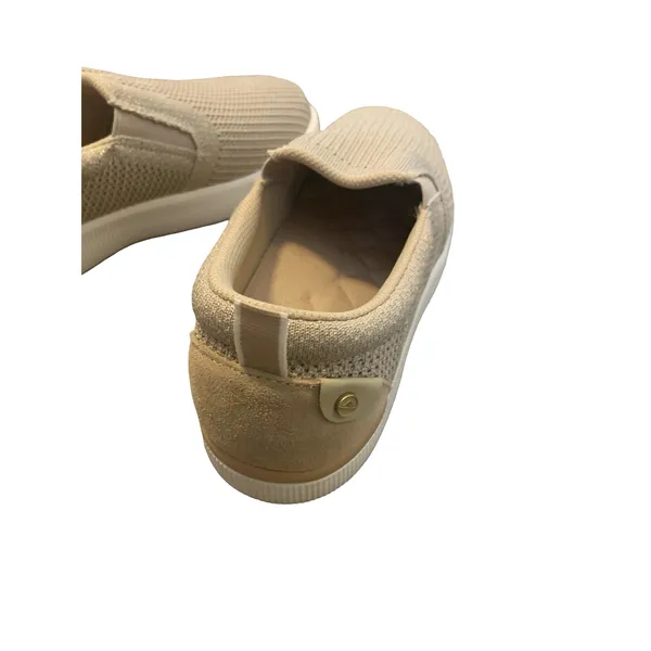 Reef Cushion Coast Knit Slip On Sneakers Womens Beige Excellent Metallic Lurex - Image 6