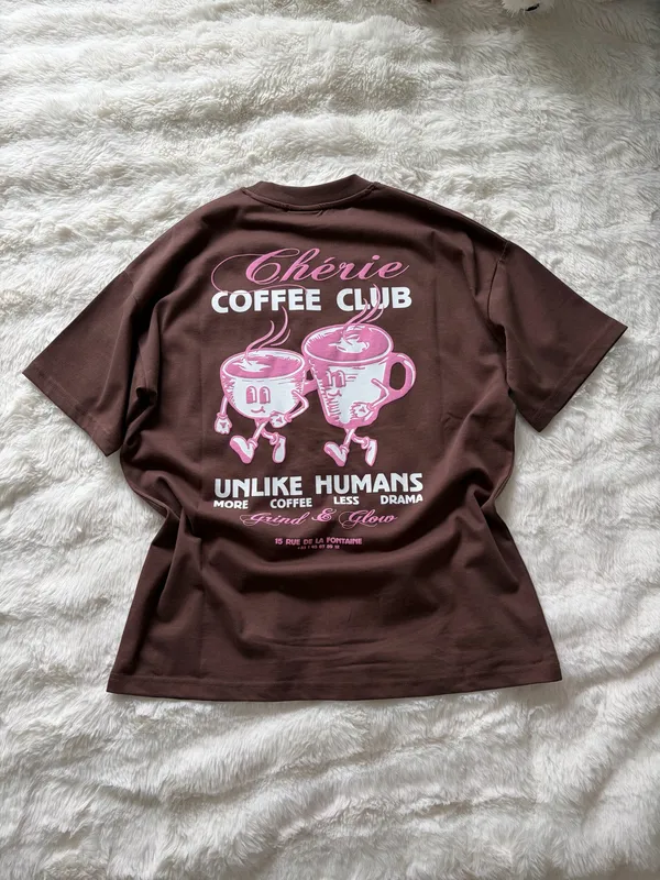 Unlike Humans Brown Graphic Tee - Image 6