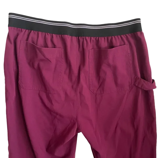 Beyond Scrubs Women Scrub Pants MP Maroon‎ Medical Uniform Nurse Workwear Dental - Image 6