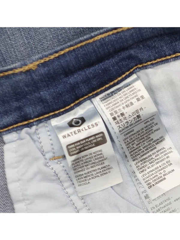 NWT Levi's 726 High Rise Flare Womens Jeans Button Fly Take a Walk Blue 22W - Image 5